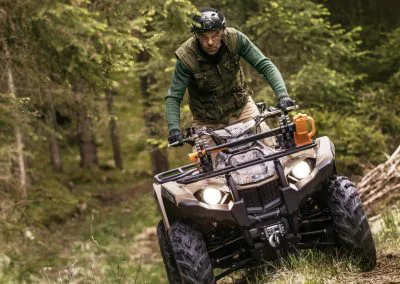 quad yamaha kodiak en action