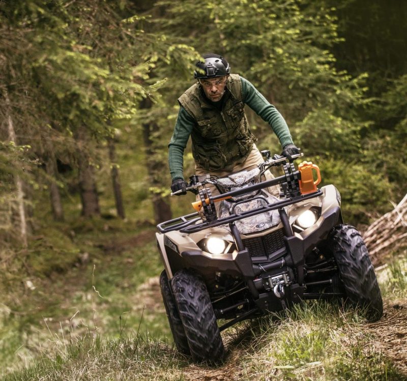 quad yamaha kodiak en action